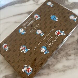Gucci x Doraemon Brown Memo Pad Note